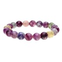 Bracciale in Lepidolite Multicolore Extra 10-11mm