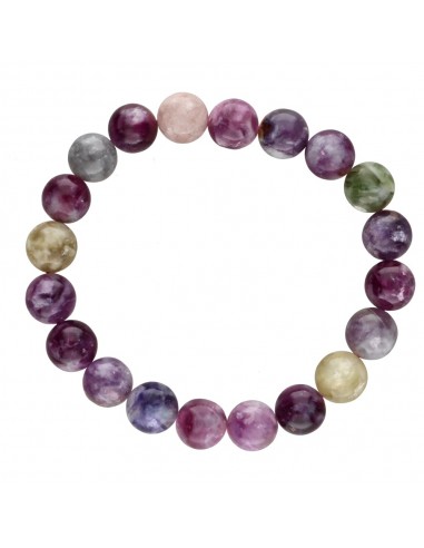 Lepidolite Bracelet Multicolor 10-11mm