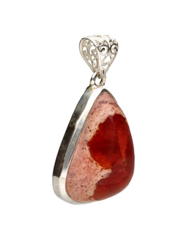 Fire Opal Pendant in 925 Sterling...