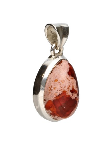 Fire Opal Pendant in 925 Sterling...