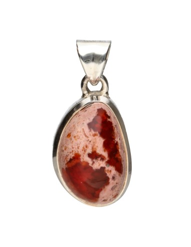 Fire Opal Pendant in 925 Sterling...