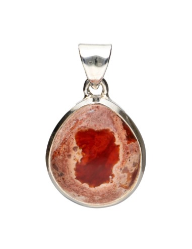 Fire Opal Pendant in 925 Sterling...