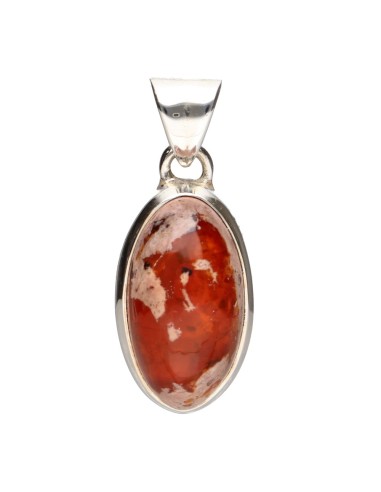 Fire Opal Pendant in 925 Sterling...