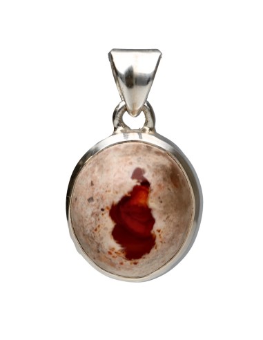 Fire Opal Pendant in 925 Sterling...