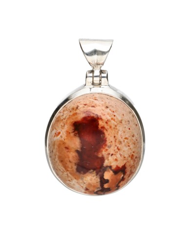 Fire Opal Pendant in 925 Sterling...