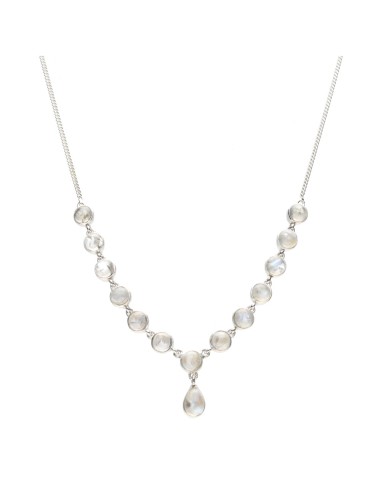 Collier croissant en argent (84Q)