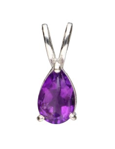 Faceted Amethyst Drop...