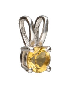 Mini Citrine Circle Pendant... 2