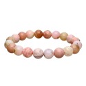 Bracelet d'opale rose 10mm