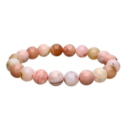 Bracciale in Opale Rosa 10mm