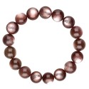 Brown Lepidolite Bracelet 12mm