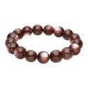 Brown Lepidolite Bracelet 12mm
