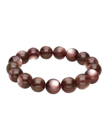 Bracelet de lépidolite brune 10mm