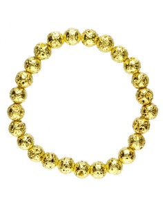 Pulsera di Lava Dorada 6mm 2