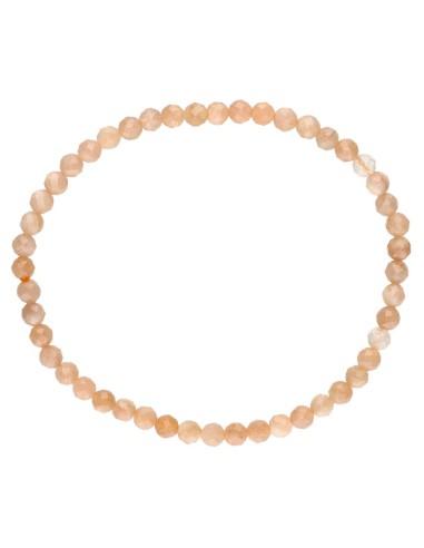 Pulsera Adularia Pesca Sfaccettata 4mm