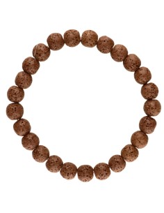 Brown Lava Bracelet 8mm 2