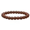 Bracciale in Lava Marrone 8mm