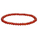 Pulsera de Cornalina Facetada 4mm