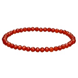 Bracciale in Cornalina Faccettata 4mm