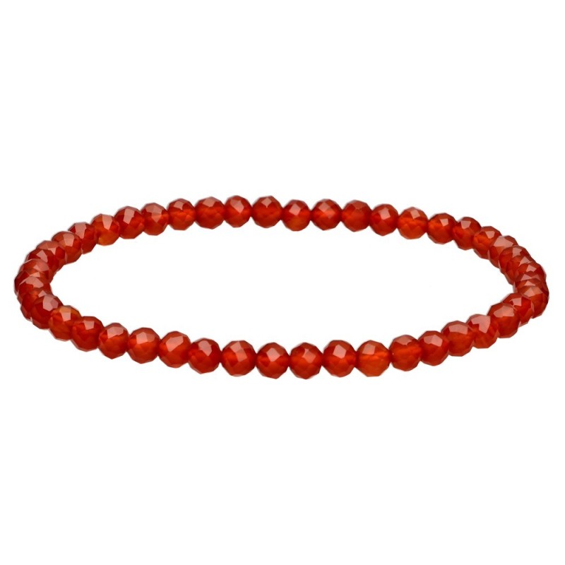 Bracciale in Cornalina Faccettata 4mm