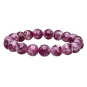 Bracciale in Lepidolite Viola 10mm