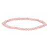 Bracelet de quartz rose à facettes 4mm