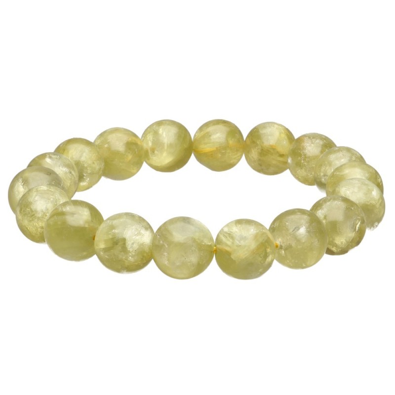Bracciale in Lepidolite Gialla 10mm