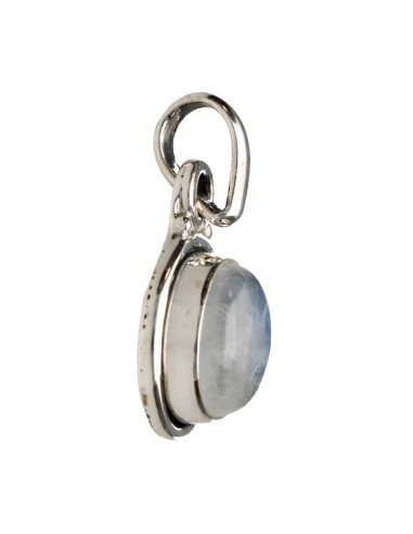 Small Oval Moonstone Pendant in 925...