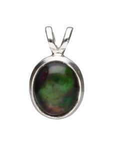 Black Opal Pendant in 925...
