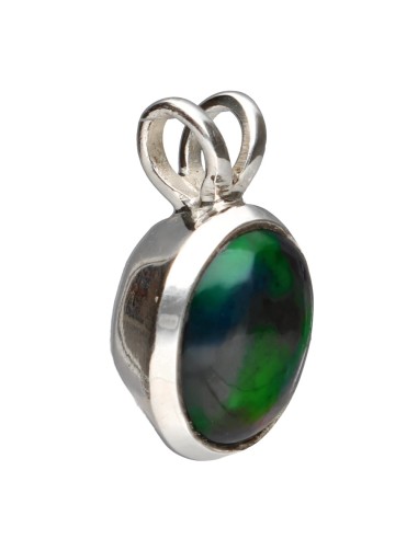 Colgante di Opale Nero in Argento...
