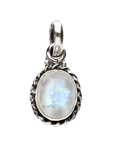 Bohemian Oval Moonstone Pendant in...