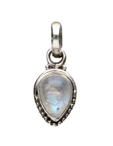 Colgante Bohemio de Piedra Luna Gota...