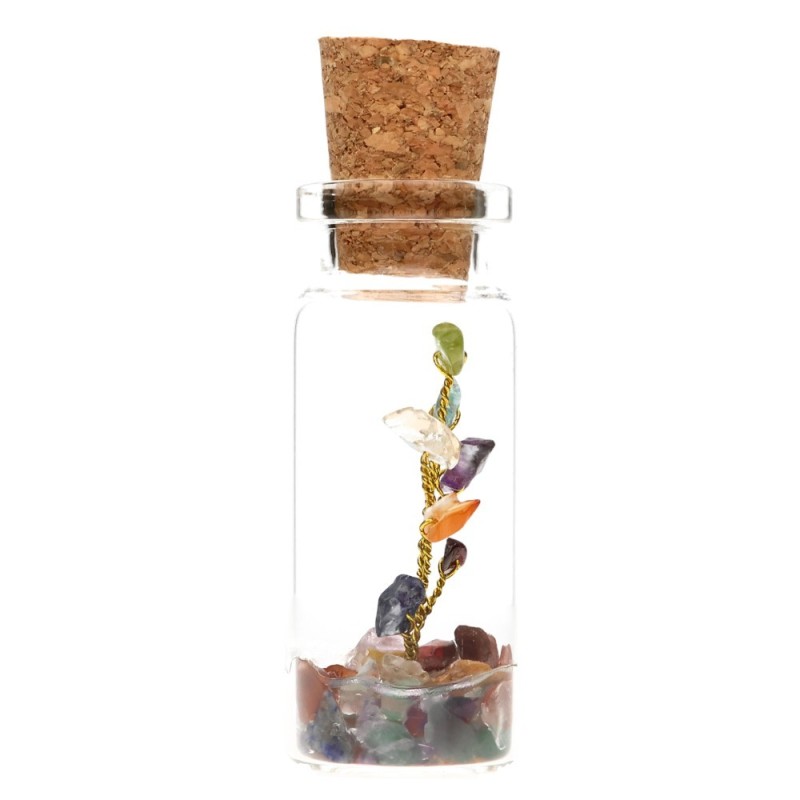 Bottiglietta con Albero dei Chakra
