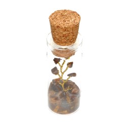 Little Bottle with Tiger Eye Tree