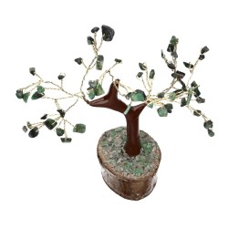 Mini Emerald Tree with Wooden Base