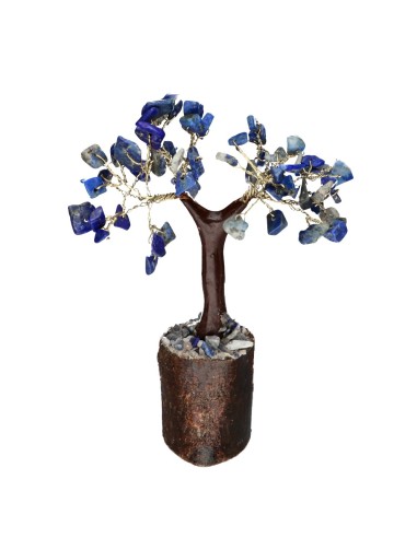 Mini arbre en lapis-lazuli avec base...