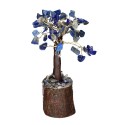 Albero di Lapislazzuli Mini con Base in Legno