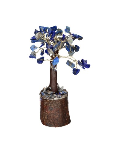 Mini arbre en lapis-lazuli avec base...
