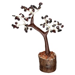 Albero di Melograno Mini con Base in Legno