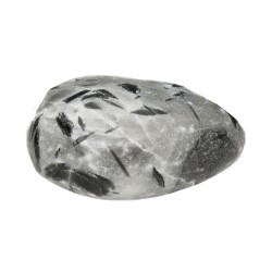 Cuore di Quarzo con Tormalina Verde