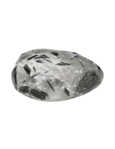 Cœur de Quartz avec Tourmaline Verte