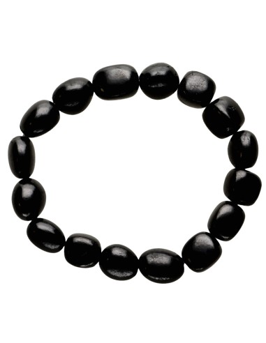 Pulsera Rodado Grande Shungit