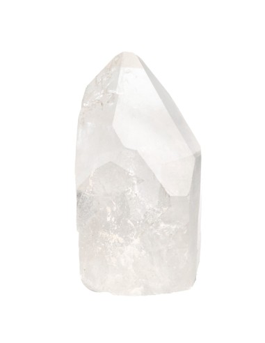 Pointes de quartz blanc semi-polies