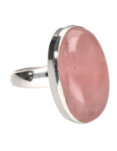 Rose Quartz Ring in 925 Sterling...