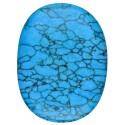 Flat Rolled Blue Dyed Howlite