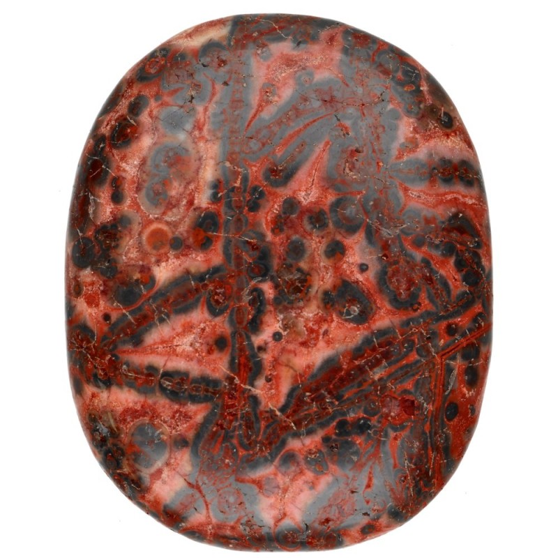 Rotondo Piatto di Diaspro Leopardo