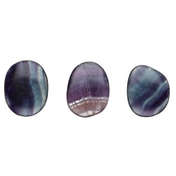 Fluorite Arc-en-ciel Plat Tumble