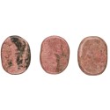 Rhodonite laminée plate