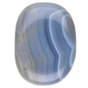Agate roulée plate
