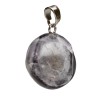 Pendentif Améthyste plaqué Rhodium